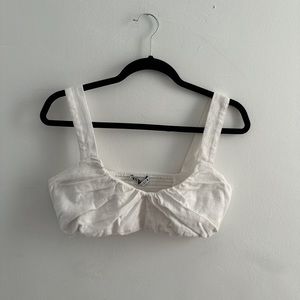 Women’s Zara White Crop Top
#croptop #white #coverup